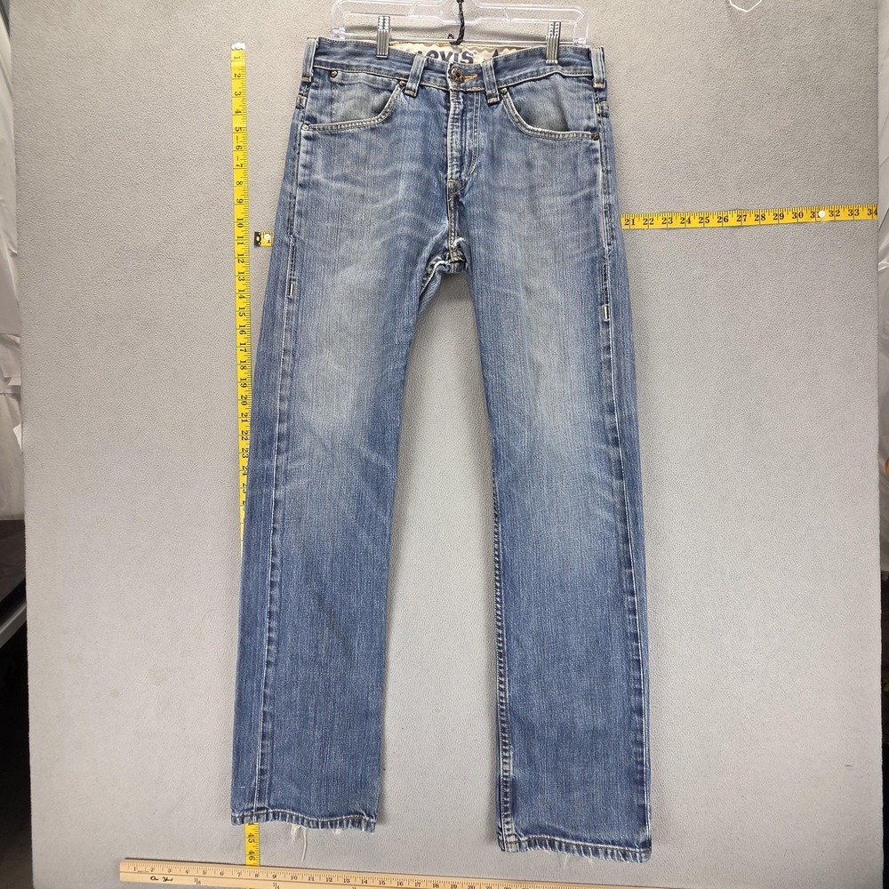 Vintage Levis Engineered Jeans Mens 31x34 Blue Star Zip Fly Honeycomb Straight